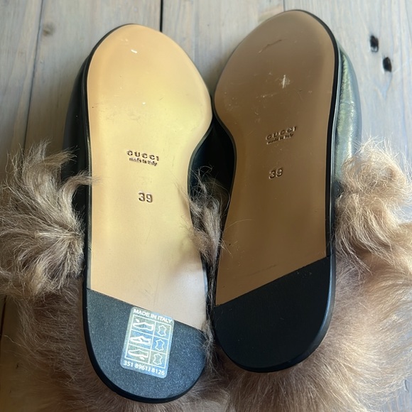 Gucci PRINCETOWN Fur Mule Size 39 US 8.5-9 - Picture 10 of 14